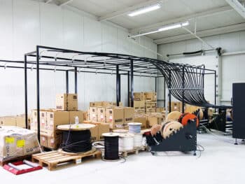 Box Up - Portiques modulaires de dévidage de fûts de fils | Mecaspin