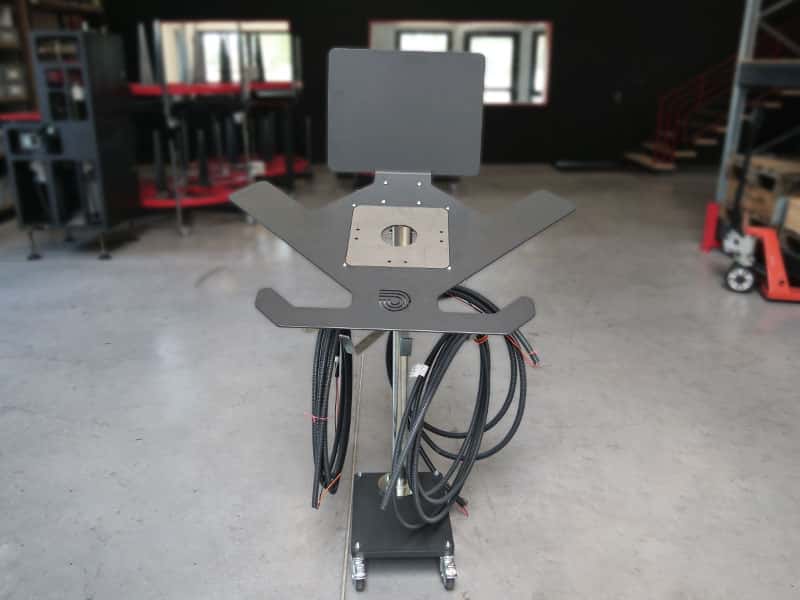 Pupitre de câblage de pieuvres électriques sur roulette | Mecaspin