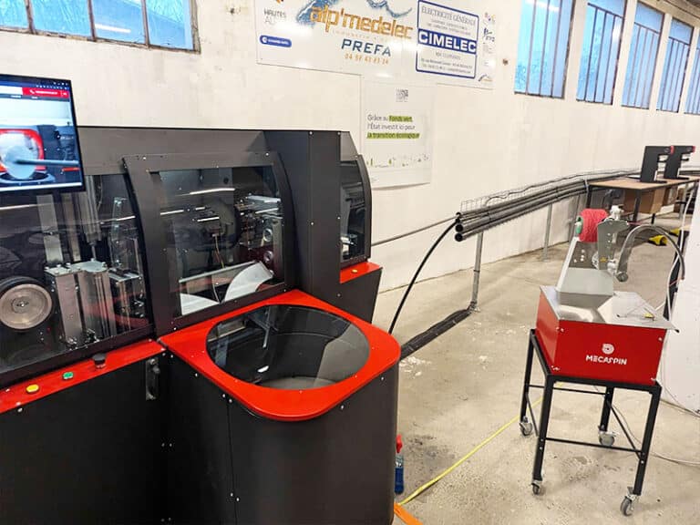 Installation d'une MS03 pour l'assemblage de pieuvres électriques