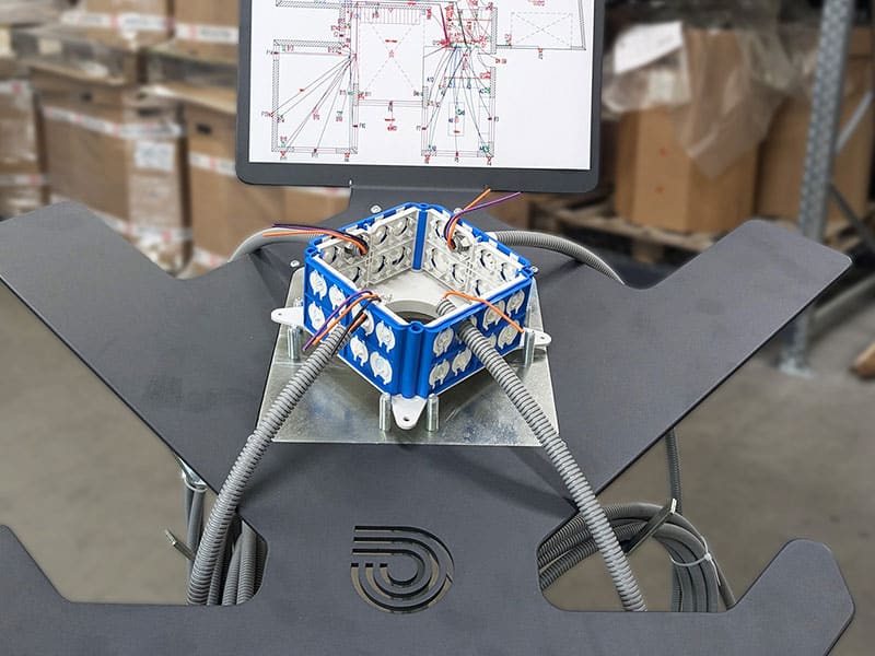 ErgoCab, le poste de câblage de pieuvres électriques | Mecaspin