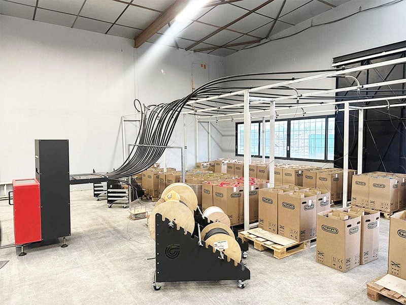 BoxUp - Portique de dévidage de Pack Premium pieuvriste | Mecaspin