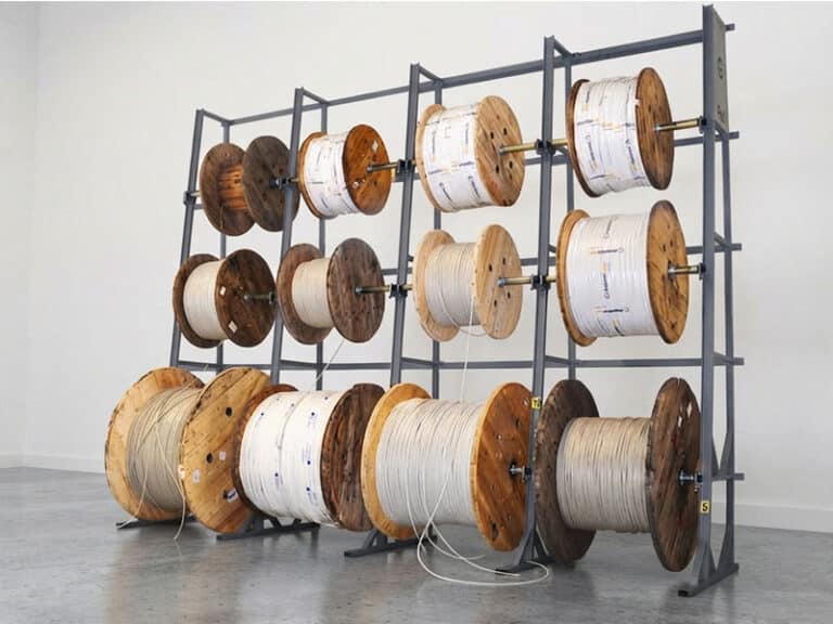 Roll’Rack Mega - Rack fixe de déroulage de tourets grandes dimensions | Mecaspin