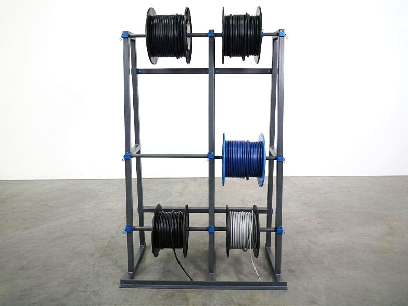 Rack fixe de déroulage de tourets de petites dimensions - Roll’Rack One | Mecaspin