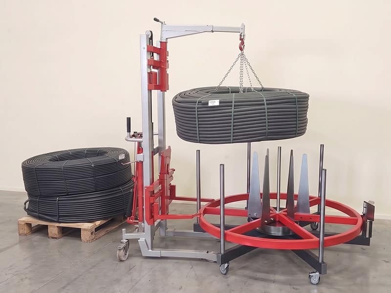 Chargement de gaines ICTA - Po'Lift | Mecaspin
