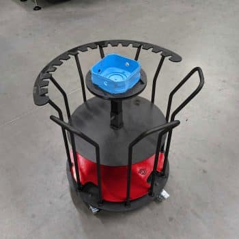 Chariot d'assemblage de pieuvres électriques